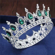 Load image into Gallery viewer, Crystal Bridal or Quince Tiara Baroque Your Majesty Crowns