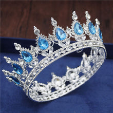 Load image into Gallery viewer, Crystal Bridal or Quince Tiara Baroque Your Majesty Crowns