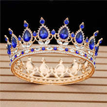 Load image into Gallery viewer, Crystal Bridal or Quince Tiara Baroque Your Majesty Crowns