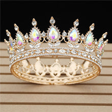 Load image into Gallery viewer, Crystal Bridal or Quince Tiara Baroque Your Majesty Crowns