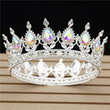 Load image into Gallery viewer, Crystal Bridal or Quince Tiara Baroque Your Majesty Crowns
