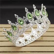 Load image into Gallery viewer, Crystal Bridal or Quince Tiara Baroque Your Majesty Crowns