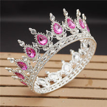 Load image into Gallery viewer, Crystal Bridal or Quince Tiara Baroque Your Majesty Crowns