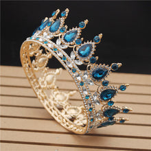 Load image into Gallery viewer, Crystal Bridal or Quince Tiara Baroque Your Majesty Crowns