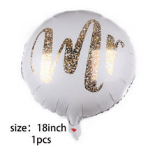 Load image into Gallery viewer, Wedding and Bridal Shower Party Foil Balloon Event Decorations