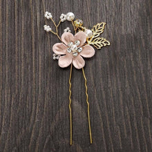 Load image into Gallery viewer, Dainty Flower Hair Pins for Special Occasions - Bridal Hair Accessories