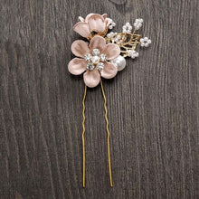 Load image into Gallery viewer, Dainty Flower Hair Pins for Special Occasions - Bridal Hair Accessories