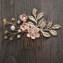 Load image into Gallery viewer, Dainty Flower Hair Pins for Special Occasions - Bridal Hair Accessories