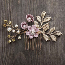 Load image into Gallery viewer, Dainty Flower Hair Pins for Special Occasions - Bridal Hair Accessories