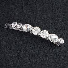 Load image into Gallery viewer, Luxury Handmade Rhinestone Bridal or Quinceañera Hair Combs/Pins Crystal Flower Pearls Wedding Bride Hair Jewelry Accessories Hair Ornaments
