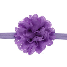 Load image into Gallery viewer, Mesh Baby Headband Fashion-Girls Flower-Elastic Hairband with Rosette