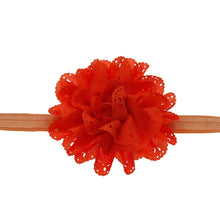 Load image into Gallery viewer, Mesh Baby Headband Fashion-Girls Flower-Elastic Hairband with Rosette