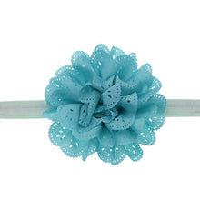 Load image into Gallery viewer, Mesh Baby Headband Fashion-Girls Flower-Elastic Hairband with Rosette