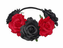 Load image into Gallery viewer, Bohemian Romance Rose Headband-Bride or Bridesmaids Hair Wreath