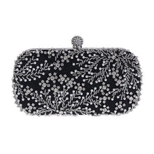 Load image into Gallery viewer, Women's Clutch Bag Crystal Pearl Clutch Purse Luxury Handbag Embroidery Evening Bag