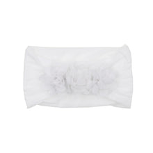 Load image into Gallery viewer, Baby and Toddler Chiffon Triple Flower Hairband - Headband Stretch Girls Hair Accessories