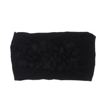 Load image into Gallery viewer, Baby and Toddler Chiffon Triple Flower Hairband - Headband Stretch Girls Hair Accessories