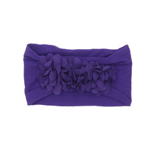 Load image into Gallery viewer, Baby and Toddler Chiffon Triple Flower Hairband - Headband Stretch Girls Hair Accessories