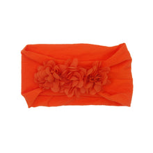 Load image into Gallery viewer, Baby and Toddler Chiffon Triple Flower Hairband - Headband Stretch Girls Hair Accessories