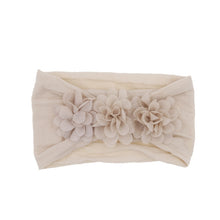 Load image into Gallery viewer, Baby and Toddler Chiffon Triple Flower Hairband - Headband Stretch Girls Hair Accessories
