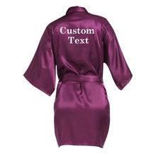 Load image into Gallery viewer, Personalized Bride-Bridesmaids Robes-Wedding Robe-Team Bride Gifts-Bridal Shower