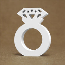 Load image into Gallery viewer, Thick 12MM Wood Wooden Letters numbers White Alphabet Wedding Birthday Party Home Decorations Personalised Name Design