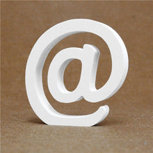 Load image into Gallery viewer, Thick 12MM Wood Wooden Letters numbers White Alphabet Wedding Birthday Party Home Decorations Personalised Name Design