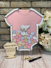 Load image into Gallery viewer, Baby Shower Guest Book Alternative-Wish Drop Frame Box