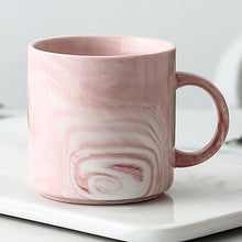 Load image into Gallery viewer, Luxury Pink Gold Mr Mrs Ceramic Marble Coffee Mug Cup Wedding Bridal Couples Gift