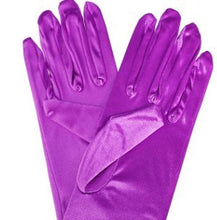 Load image into Gallery viewer, Wrist Length Bridal Gloves with Pretty Simulated Pearl Detail