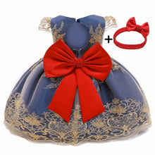 Load image into Gallery viewer, Ultra Elegant Embroidered Flower Girl's Dresses-Ages-12M to 24 Months-Wedding Dresses-Birthday