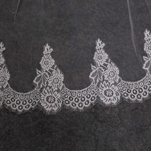 Load image into Gallery viewer, High Quality 2 Layers-Cathedral Lace Bridal Veils with Comb-White or Ivory
