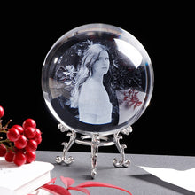 Load image into Gallery viewer, Personalized Crystal Photo Ball Customized Picture Sphere