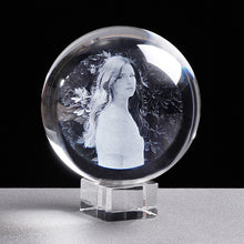 Load image into Gallery viewer, Personalized Crystal Photo Ball Customized Picture Sphere
