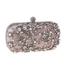 Load image into Gallery viewer, Women's Evening Clutch Bag Bridal Purse Luxury Wedding Clutch for Special Events Exquisite Crystal Ladies Party Handbags