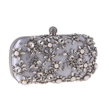 Load image into Gallery viewer, Women's Evening Clutch Bag Bridal Purse Luxury Wedding Clutch for Special Events Exquisite Crystal Ladies Party Handbags