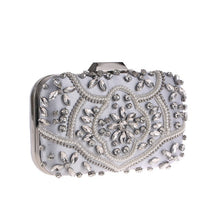 Load image into Gallery viewer, Women's Evening Clutch Bag Bridal Purse Luxury Wedding Clutch for Special Events Exquisite Crystal Ladies Party Handbags