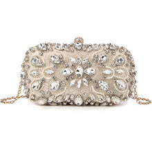 Load image into Gallery viewer, Women's Evening Clutch Bag Bridal Purse Luxury Wedding Clutch for Special Events Exquisite Crystal Ladies Party Handbags