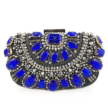 Load image into Gallery viewer, Women's Evening Clutch Bag Bridal Purse Luxury Wedding Clutch for Special Events Exquisite Crystal Ladies Party Handbags