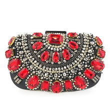 Load image into Gallery viewer, Women's Evening Clutch Bag Bridal Purse Luxury Wedding Clutch for Special Events Exquisite Crystal Ladies Party Handbags