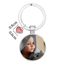 Load image into Gallery viewer, Personalized Photo Pendants Custom Keychain Photo Of Your Baby Child Mom Dad Grandparent Loved One Gift For Family Member Gift