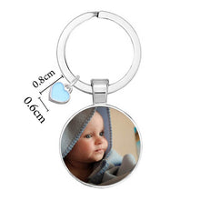 Load image into Gallery viewer, Personalized Photo Pendants Custom Keychain Photo Of Your Baby Child Mom Dad Grandparent Loved One Gift For Family Member Gift