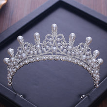 Load image into Gallery viewer, Assorted Styles Fashion Crystal Crowns- Bride Tiaras Wedding Headpiece Hair Jewelry