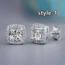 Load image into Gallery viewer, Fashion Geometric Women Stud Earrings Cubic Zirconia Wedding Party Daily Wearable Fashion Jewelry