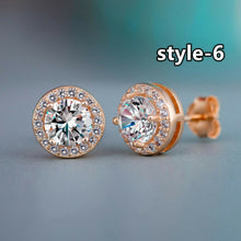 Load image into Gallery viewer, Fashion Geometric Women Stud Earrings Cubic Zirconia Wedding Party Daily Wearable Fashion Jewelry
