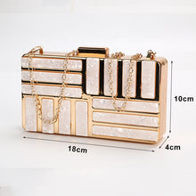 Load image into Gallery viewer, Women's Stylish Modern Clutch Acrylic Evening Party Purse