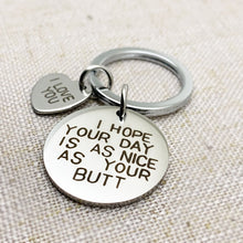 Load image into Gallery viewer, Keychain Gift for Groom-Husband-Girlfriend-Boyfriend-Biker Souvenir Present