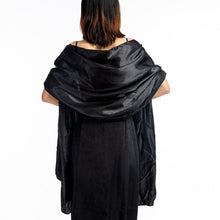 Load image into Gallery viewer, Evening Satin Wraps-Shawls for Women - Formal Wedding Accessory