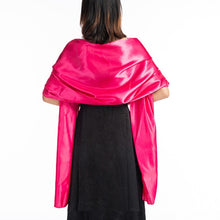 Load image into Gallery viewer, Evening Satin Wraps-Shawls for Women - Formal Wedding Accessory