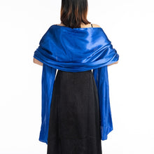 Load image into Gallery viewer, Evening Satin Wraps-Shawls for Women - Formal Wedding Accessory